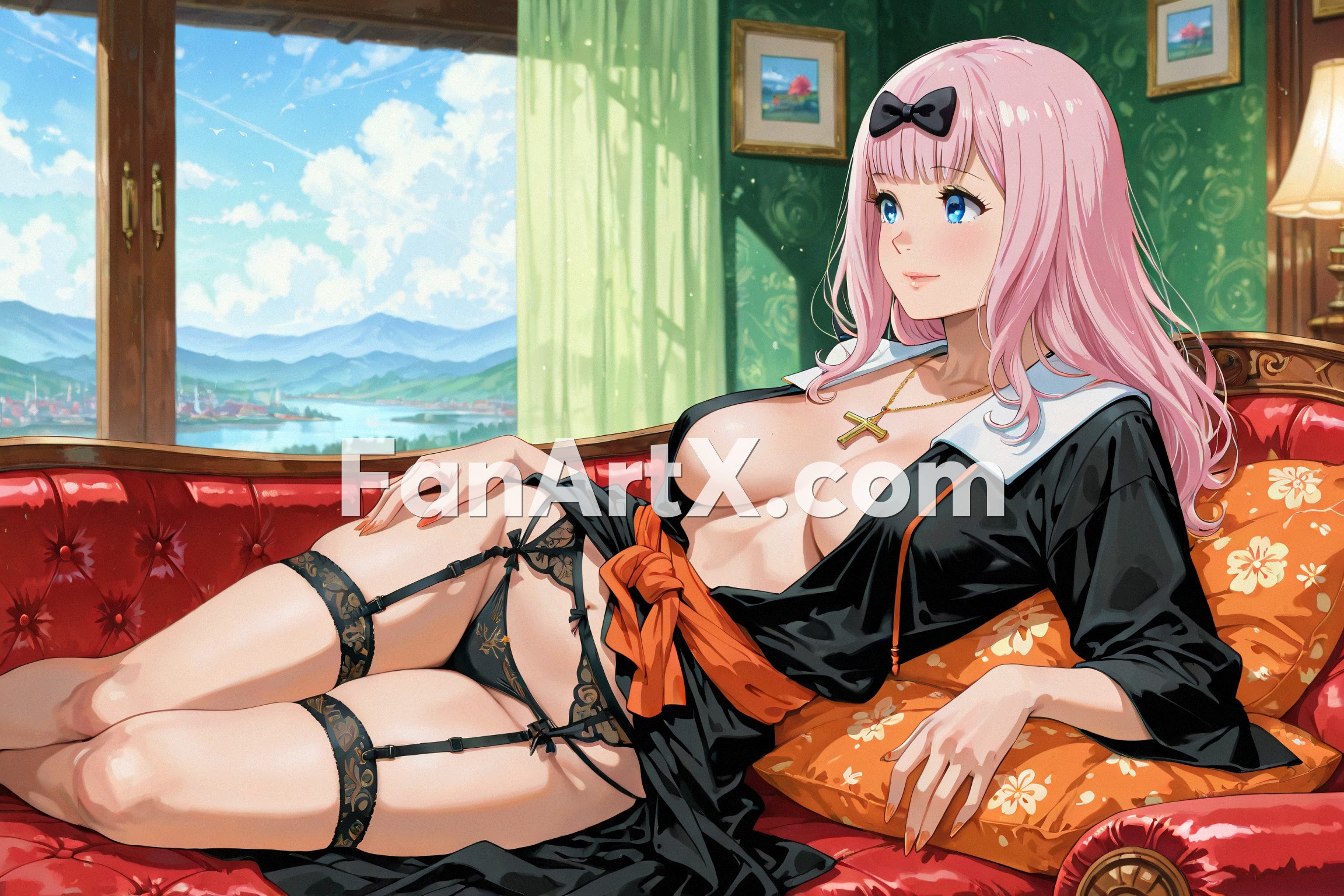 Chika Fujiwara fanart - kaguya sama love is war character 1471397